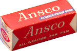 Ansco All Weather Pan Film film packaging