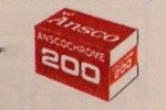 Ansco / GAF Anscochrome D200 film packaging
