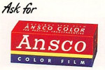 Ansco Color Daylight film packaging