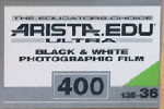 Foma Arista EDU Ultra 400 film packaging