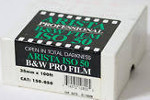 Ilford Arista Professional B&W ISO 50 film packaging