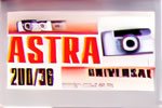 Astra universal ISO 200 film packaging