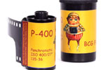 Orwo BCG P-400 Black & White (The Brownie Camera Guy) bcgP400 film packaging