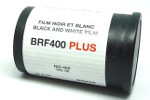 Orwo Bergger BRF-400+ film packaging