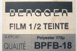 Bergger BPFB-18 Film 1/2 teinte film packaging
