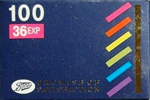 Agfa Boots Colourslide (ISO 100) film packaging