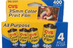 Fujifilm CVS Color Film 400 All purpose film packaging