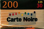 Carte Noir – Film négatif couleur ISO 200 film packaging