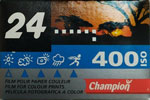 Champion 400 ISO film packaging