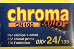 Chroma Color SN100 film packaging