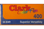 Clark Color Film 400 Superior Versatility film packaging