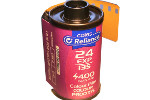 Coles Reliance Colour Film ISO 400 (Purple cartridge) film packaging