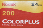 Kodak Color Plus 200 Colorplus film packaging