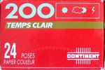 Continent HR 200 ISO (Continente in Spain) film packaging