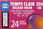 Cora Colour Print "Temps clair" ISO 200 film packaging