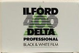 Ilford 400 DELTA film packaging