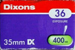 Agfa Dixons Colorprint HR400 Kleurenfoto film packaging