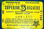 Dupont 927 Negative Superior 3 film packaging