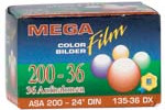 Edeka MegaColor 200 film packaging