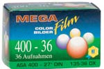 Edeka MegaColor 400 film packaging