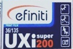 Fujifilm Efiniti Uxi Super 200 film packaging