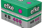 Efke KB400 film packaging