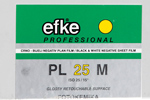 Efke PL25M film packaging