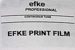 Efke Efka / Efke 25 Pan Film film packaging