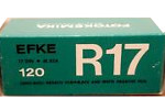 Efke R17 ISO 40 film packaging
