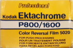 Kodak EKTACHROME P800/1600 Professional (yellow/Gray box) - Cod... film packaging