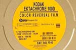 Kodak EKTACHROME 100D Color Reversal Film 5294 / 7294 film packaging