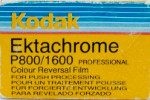 Kodak EKTACHROME P800/1600 Professional (yellow/Blue box) - Cod... film packaging