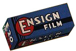 Ensign Ortho (Barnet?) film packaging