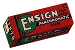 Houghton-Butcher Ensign Panchromatic 40X (Barnet?) film packaging