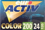 Euro Activ Color ISO 200 (triangle box) film packaging