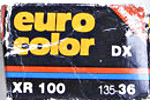 Agfa Eurocolor XR100 film packaging