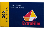 Ferrania Extrafilm 200 film packaging