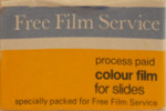 FFS Colour Slide 64 - Free Film Service film packaging
