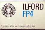 Ilford FP4 / O PAN -4 film packaging
