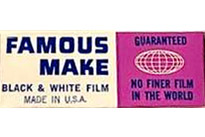 FAMOUS MAKE black & white film film packaging