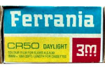 Ferrania 3M Ferrania CR50 film packaging
