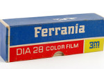 Ferrania Ferraniacolor Dia 28 color DIA28 film packaging