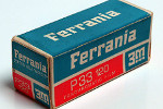 Ferrania pancro P33 – 160 ASA B&W pancromatica film packaging