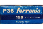 Ferrania pancro P36 – 320 ASA B&W pancromatica film packaging