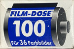 Film-DOSE ISO 100 Colour slide film film packaging