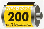 Film-DOSE ISO 200 Colour slide film film packaging
