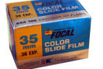 Focal Color Slide Film ASA 100 – K-mart brand FocalColor film packaging