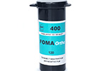Foma Ortho 400 120 film packaging