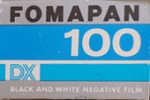 Foma Fomapan R100 film packaging