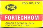 Orwo Forte Fortechrome film packaging